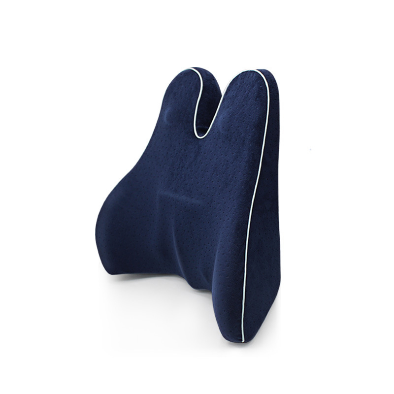 Memória espuma assento cadeira lombar apoio traseiro almofada travesseiro para carro escritório em casa assento traseiro almofada