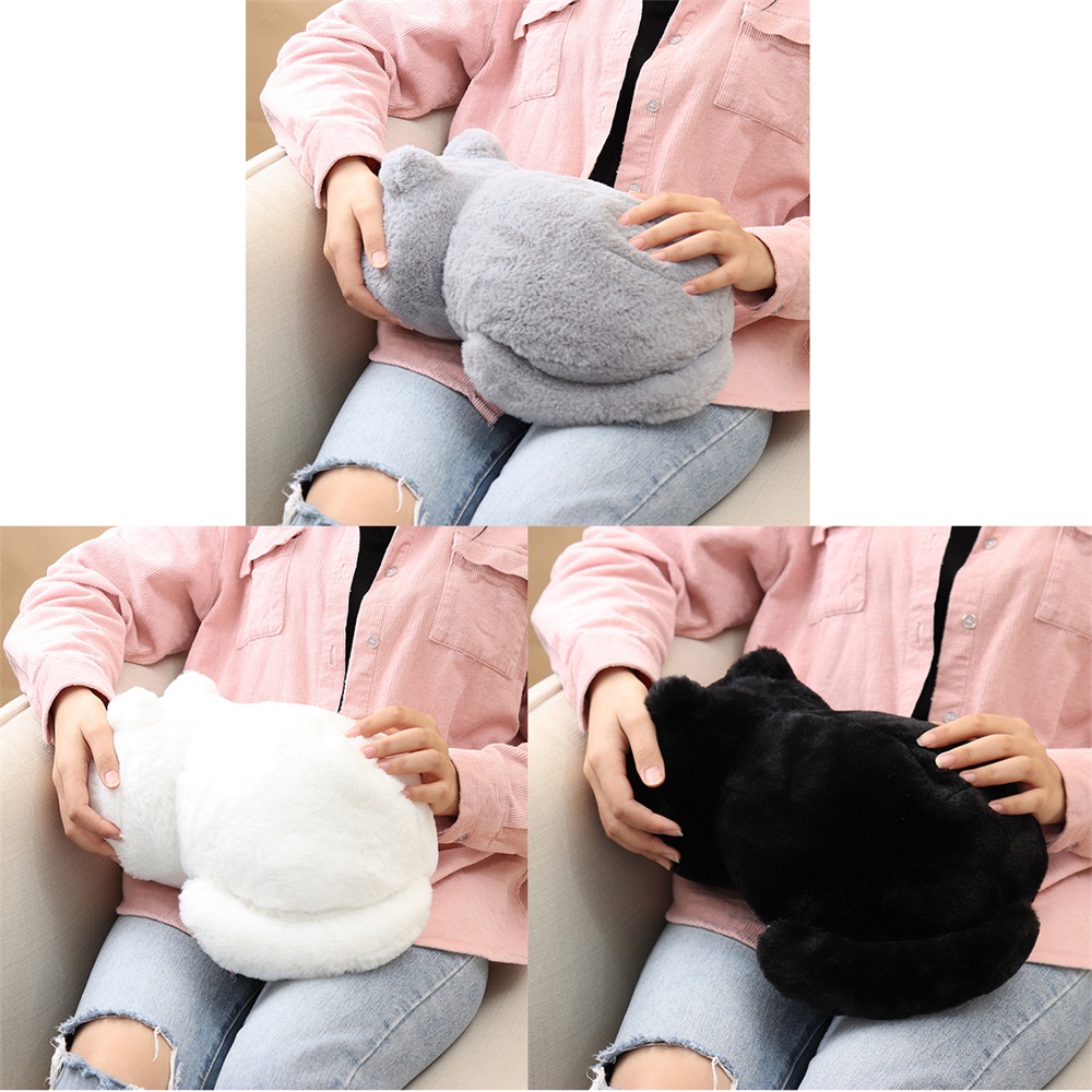 Cute Cartoon Cat Plush Cushions Pillow Back Shadow Cat Animal Stuffed Plush Toy Kid Gifts