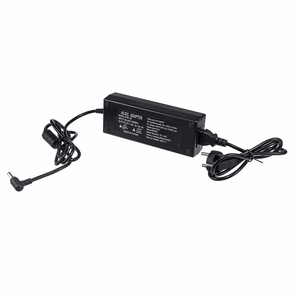 URUAV 12V 120W 10A AC/DC Power Supply Adapter 5.5*2.5mm Output for RC Battery Charger - Photo: 5