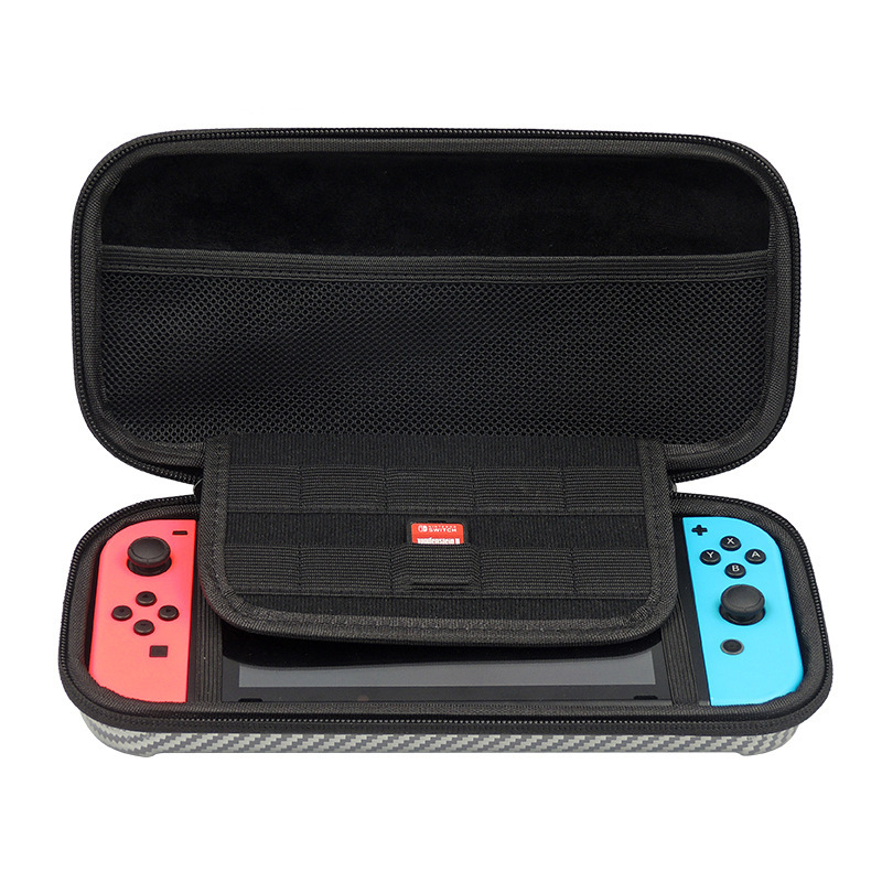 iPlay HBS-186 Portable Zipper Storage Bag Anti-drop Hard Protective Case for Nintendo Switch Game Console