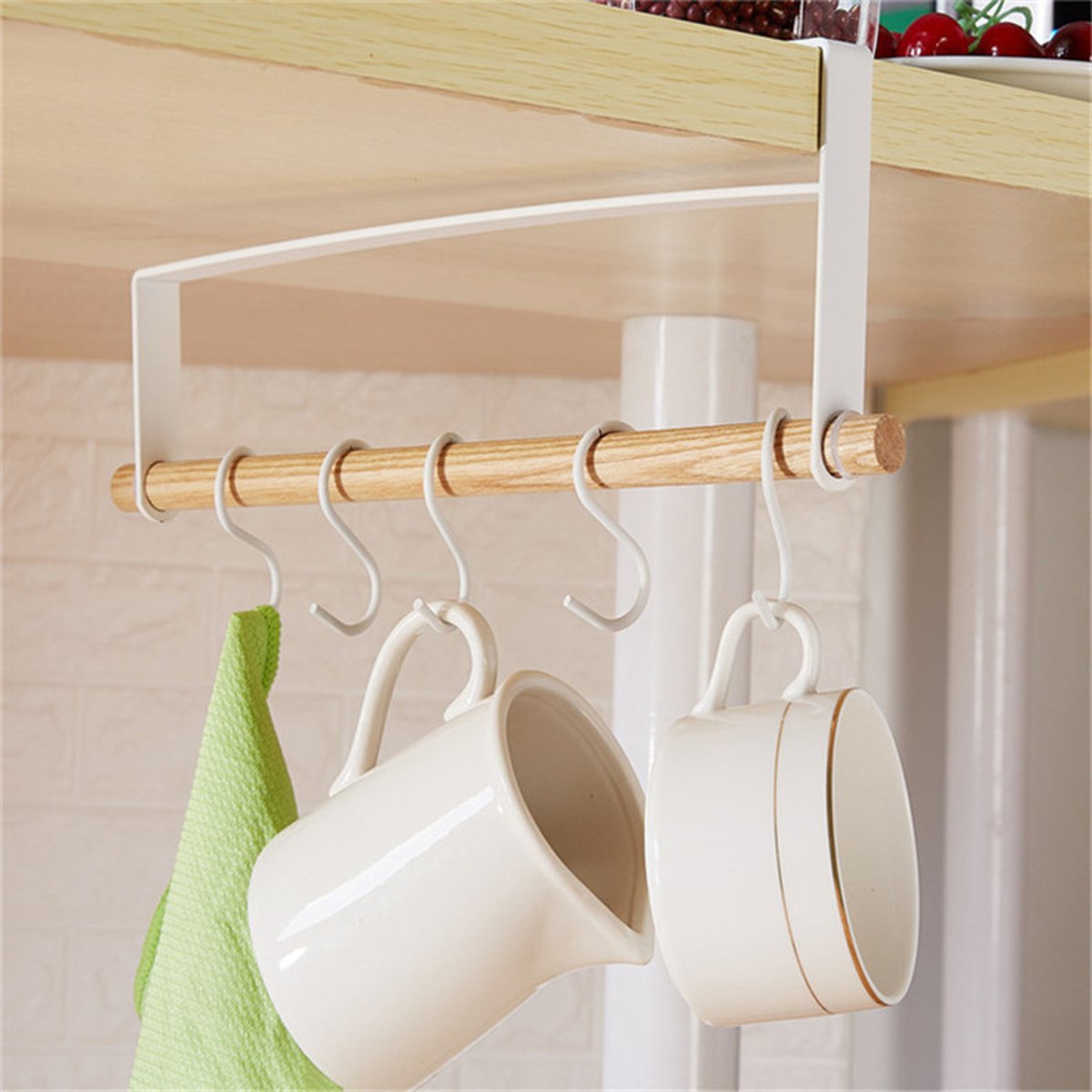 Portable Adhesive Paper Towel Holder Under Cabinet For Toilet Kitchen Bathroom Home
