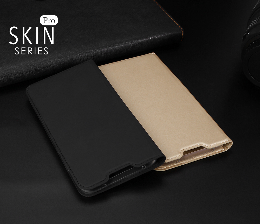 DUX DUCIS Flip Magnetic with Wallet Card Slot PU Leather Protective Case for Xiaomi Redmi Note 8 Pro Non-original