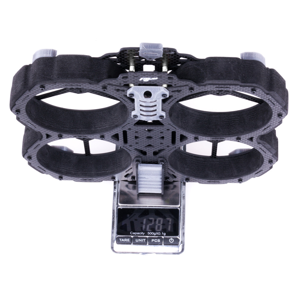 Flywoo Chasers Normal Version 138mm 3K Carbon Fiber 3 Inch Frame Kit w/ Ducts for RC Drone FPV Racing - Photo: 4