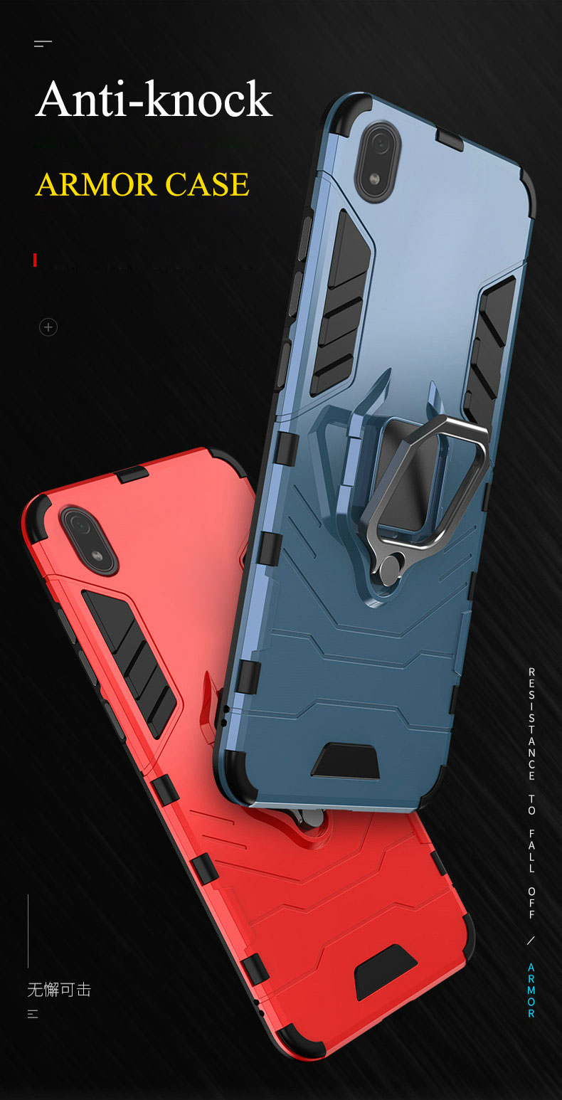 Bakeey Armor Magnetic Card Holder Shockproof Protective Case For Xiaomi Redmi 7A Non-original