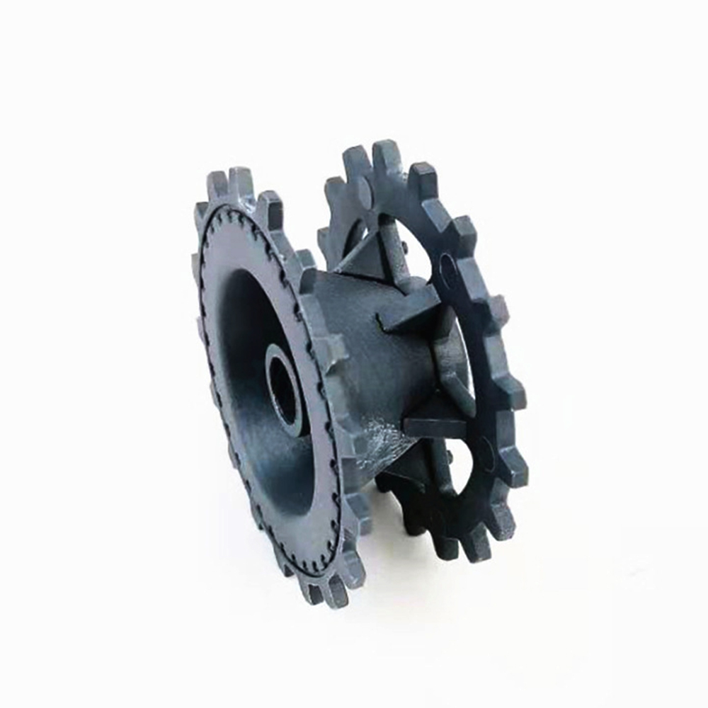 5PCS Small Hammer Plastic Motor Crawler Belt Driver Wheels For DIY RC Robot Tank 50*20mm - Photo: 2
