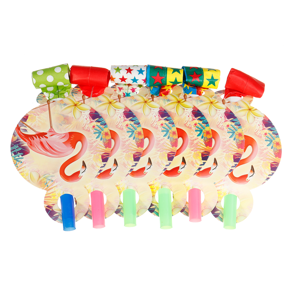 84Pcs Flamingo Kids Birthday Party Tableware Set Decor Plates Mask Paper Box Cup Decoration Toys