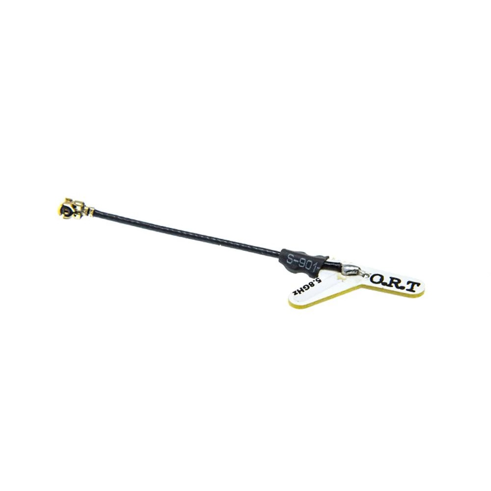 1 Piece ORT Micro Vee 5.8GHz 2.2dBi Gain Linear FPV Antenna Black/White With U.FL Connector For Micro Quads - Photo: 3