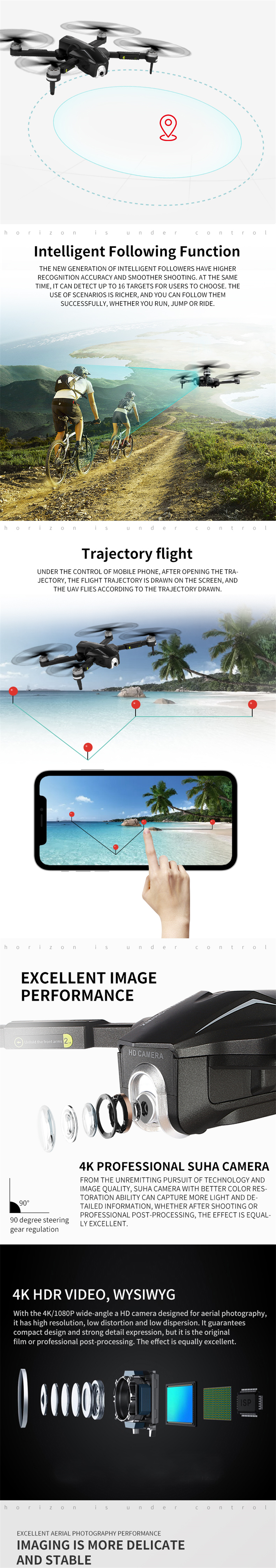 XMR/C M8 5G WIFI FPV GPS With 4K Ultra HD Camera 30 Mins Flight Time Brushless Foldable RC Drone Quadcopter RTF - Photo: 4