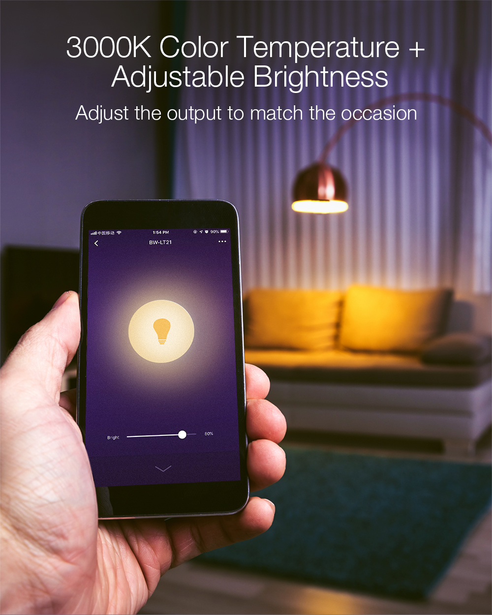 BlitzWolf® BW-LT21 RGBWW 10W E27 APP Smart LED Light Bulb Work With Amazon Alexa Google Assistant AC100-240V
