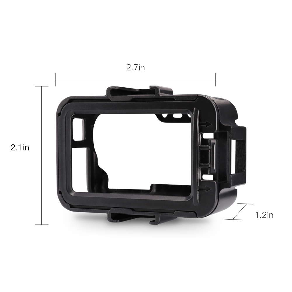 RCSTQ Plastic Camera Cage Protective Case With Aluminum Alloy Adapter For DJI OSMO ACTION FPV Camera - Photo: 6