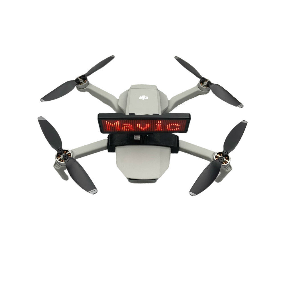 DIY Bracket for Billboard LED Badge Display RC Quadcopter Parts for DJI Mavic Mini RC Drone - Photo: 3