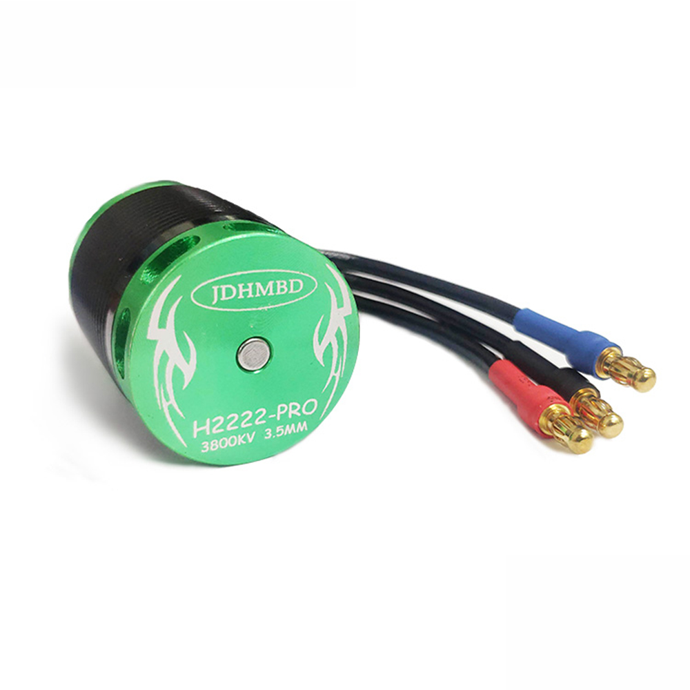 JDHMBD MT-001 H2222-PRO 2-4S 3800KV 3.5mm Output Shaft Brushless Motor For 450/450L/480/X360 RC Helicopter - Photo: 3