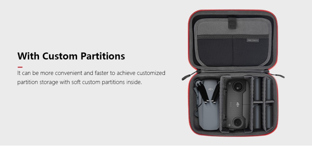 PGYTECH Waterproof Portable Shoulder Storage Bag Carrying Case Box for DJI Mavic Mini RC Drone Quadcopter - Photo: 4