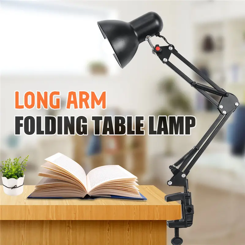 Large Adjustable Swing Arm Drafting, Adjustable Clamp Drafting Table Lamps