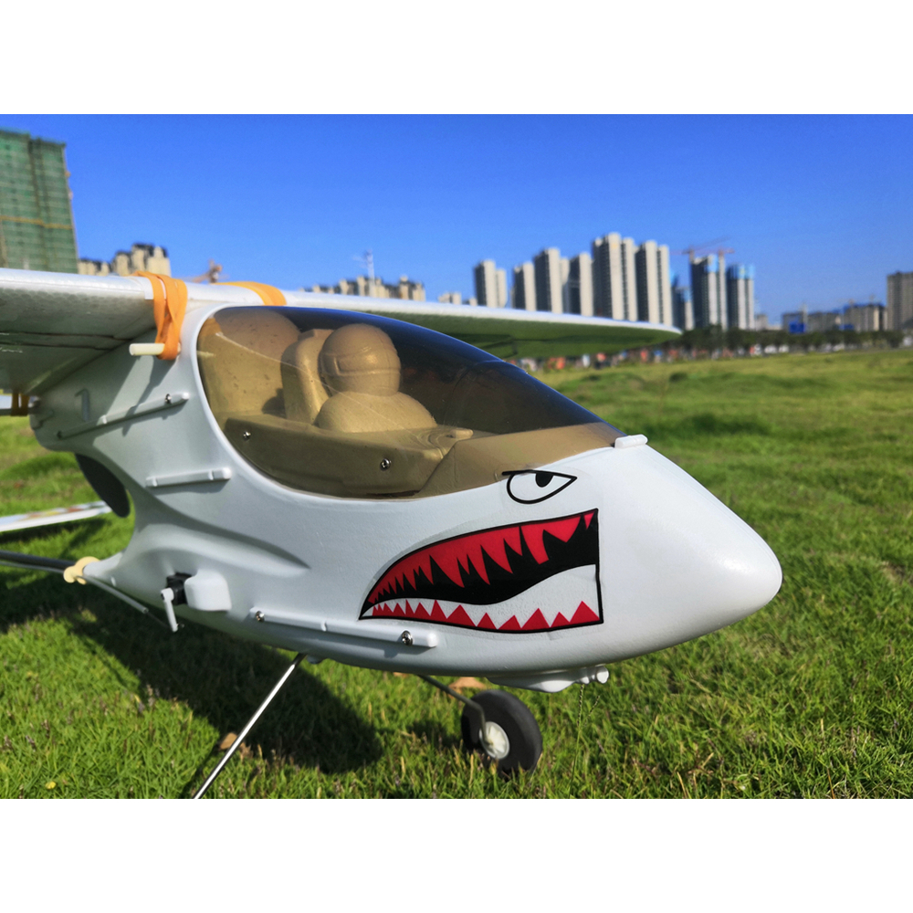 Electric RC Airplane FPV Trainer 1400mm Wingspan EPO KIT/PNP for Beginner RC Fixed Wing - Photo: 6