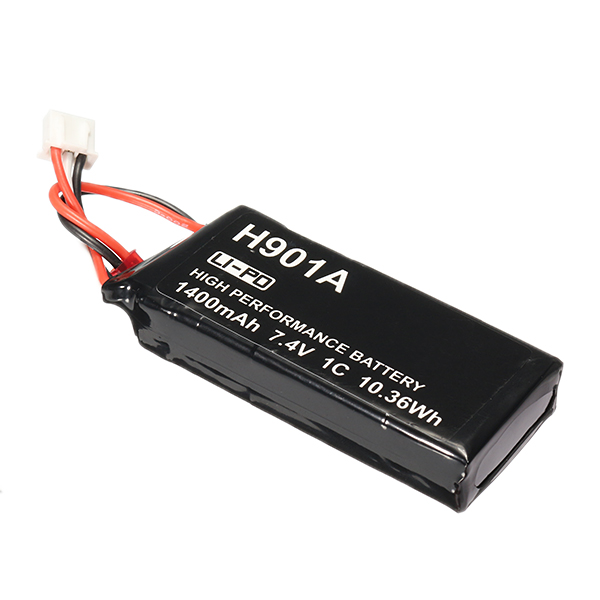 3PCS 7.4V 1400mAh Lipo Battery For Hubsan H501S H502S H109S H901A Transmitter - Photo: 2