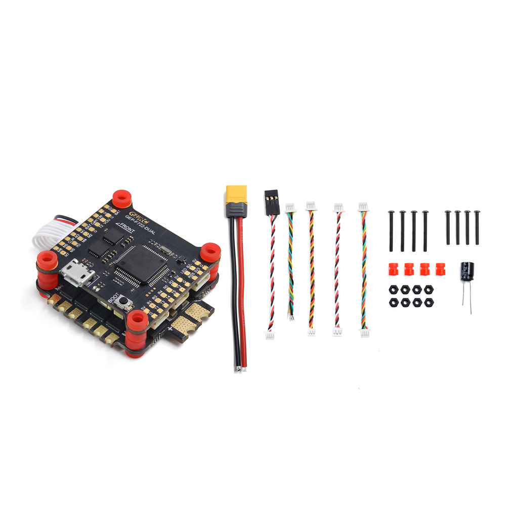 GEPRC GEP-SPAN-F722-BT Dual Gyro F7 OSD Bluetooth Flight Controller & 50A BL_32 3-6S ESC Stack for RC Drone - Photo: 5