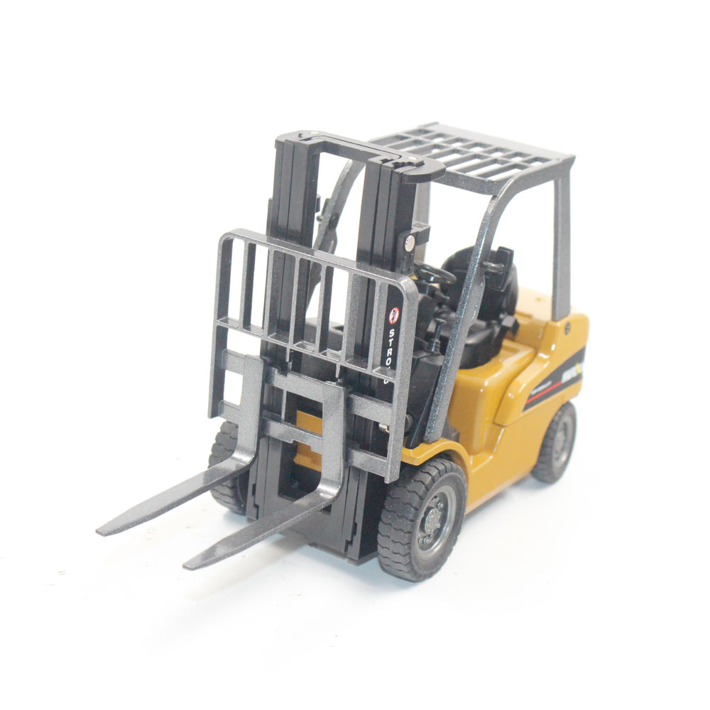 HUINA 1717 1:50 Static Alloy Forklift Model Diecast Model Metal Castings Vehicles - Photo: 10
