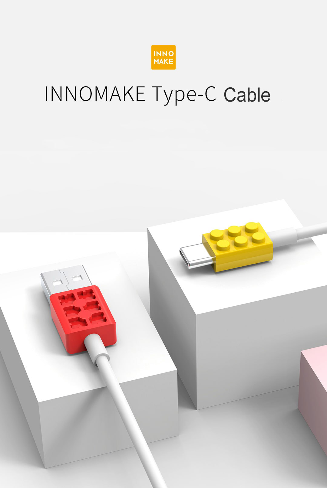 INNOMAKE Type-C 3A Fast Charging Data Cable From Ecological Chain For Huawei P30 Pro Mate 30 Mi9 9Pro S10+ Note 10
