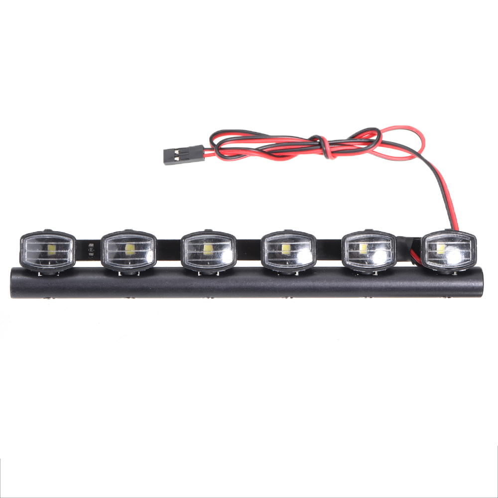 RBR/C Luggage Rack RC Car LED Light For 1/10 Trx4 Scx10 Parts - Photo: 8
