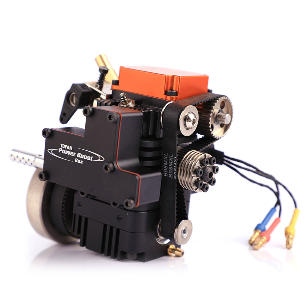 4 Stroke RC Engine Water Cooled Gasoline Model Engine Kit Starting Motor For RC Car Boat Airplane Toyan FS-S100G(w) - Photo: 2