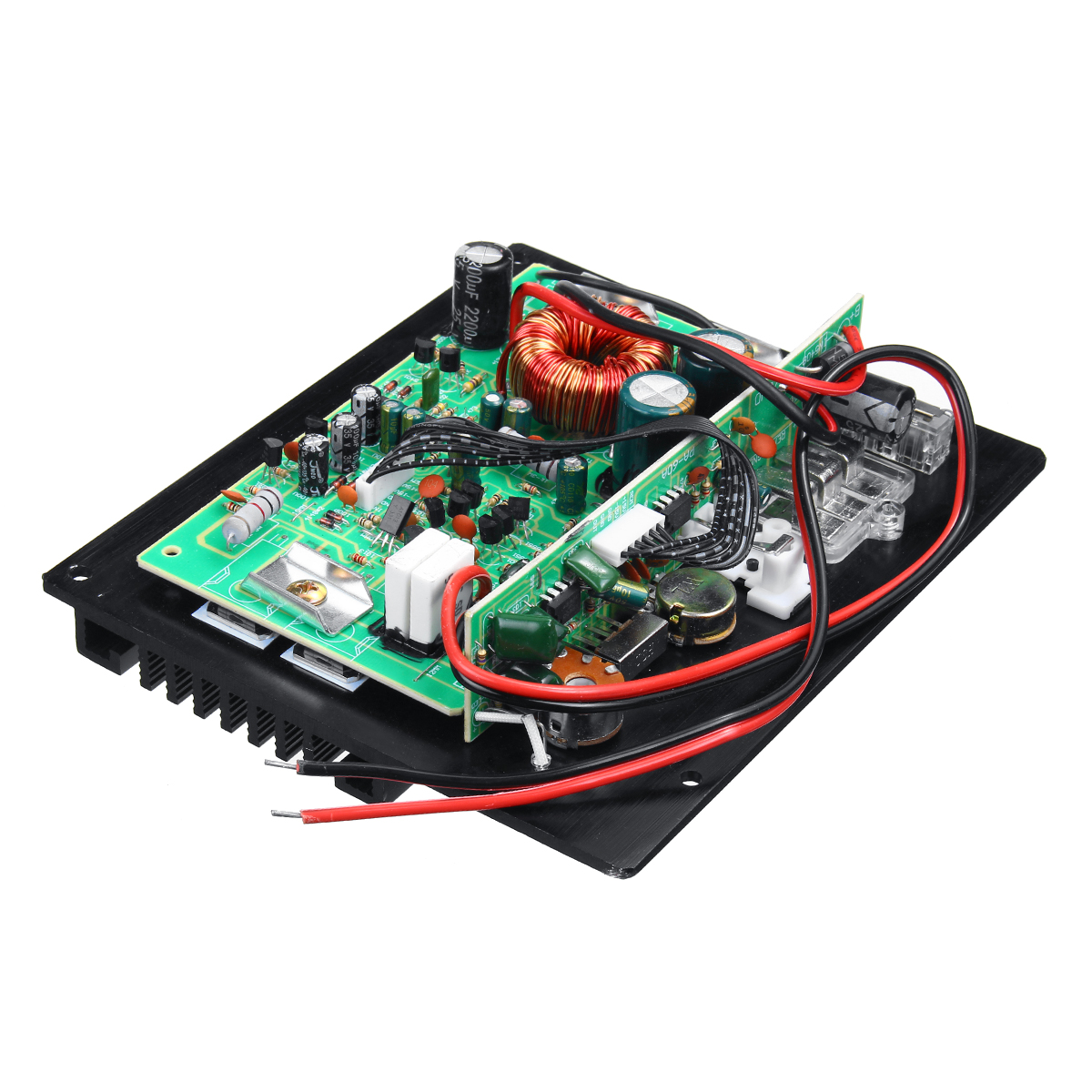 12V 600W 3D Crystal Power Input Car Audio Subwoofer Amplifier Board Player