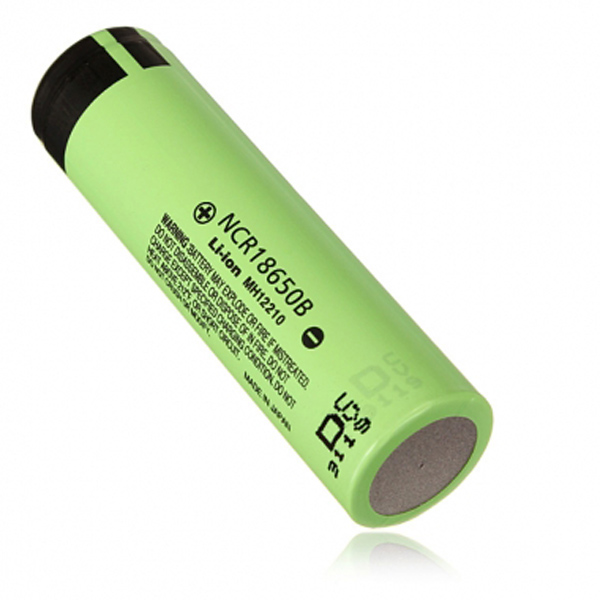 2pcs NCR18650B 3400mAH 3.7 V Unprotected Rechargeable Li-ion Battery
