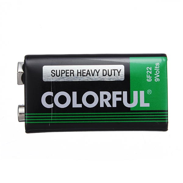 Universal COLORFUL 800mah 9V Battery for Multimeter Thermometer etc