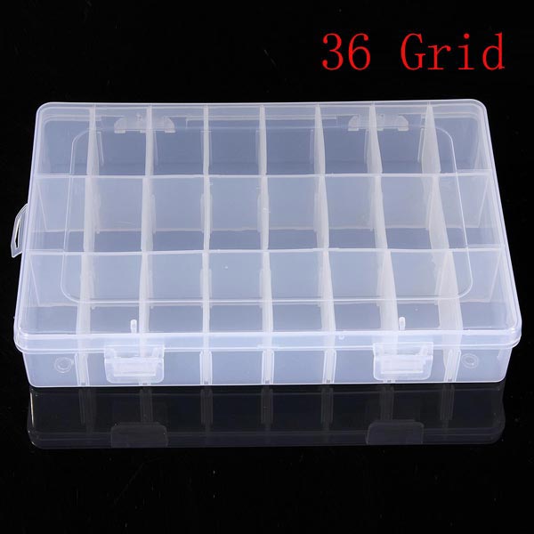 8 Grid Adjustable Electronic Components Project Storage Assortment Box Bead Organizer Jewelry Box Plastic Storage Case COD