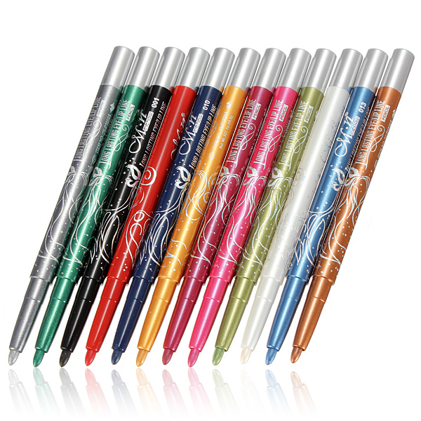 

Menow 12 Colors Long-lasting Eye Shadow Eyeliner Lip Liner Pen Makeup Beauty Tool Set Kit