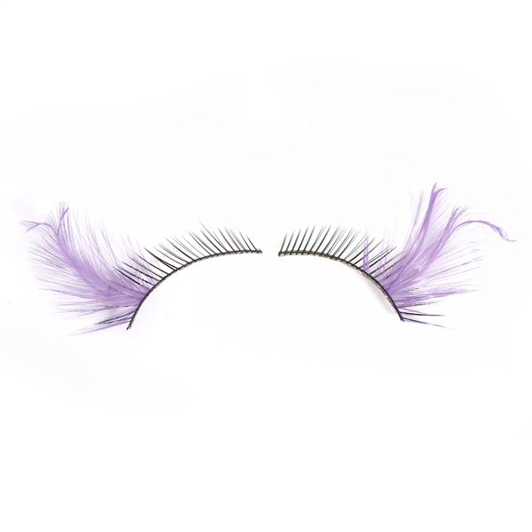 Makeup Feather Exaggerate Masquerade False Eyelashes