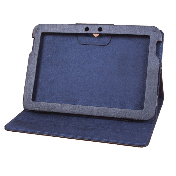 Folio Rock Grain Leather Case With Folding Stand for FNF ifive X2