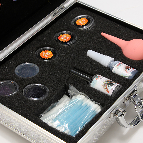 New Pro False Eyelashes Eye Lash Extension Set Kit Case