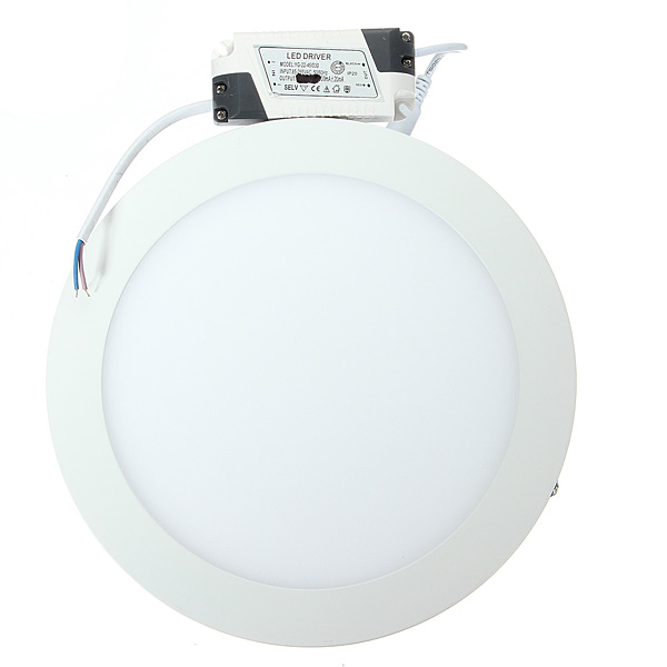 9W Round Dimmable LED Panel Ceiling Down Light Lamp AC 85-265V