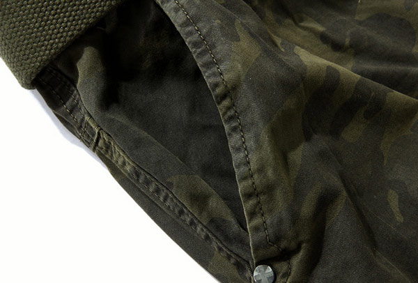 Men's Loose Fit Camo Multi Pockets Cargo Short Pants - US$21.84 sold out