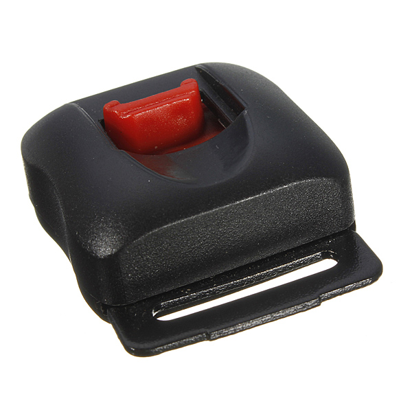 Clip Chin Strap Quick Release Buckle For Motorcycle Helmet Black Red