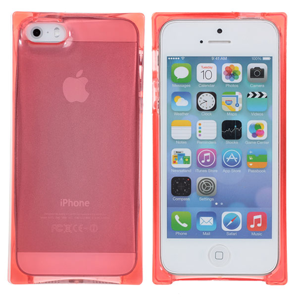 

TPU Cool Transparent Soft Protective Case For iPhone5 5S