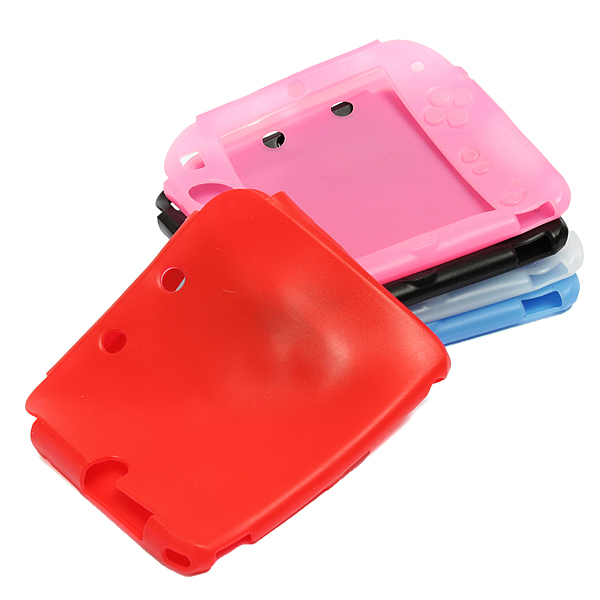 Soft Silicone Rubber Gel Bumper Skin Case Cover for Nintendo 2DS