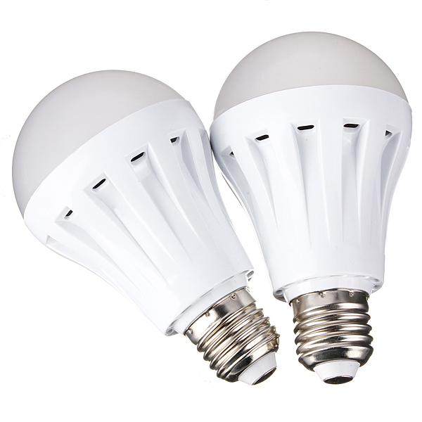 E27 7W 27LED 3014 SMD Globe Bulb Light Lamp White/Warm White 220-240V