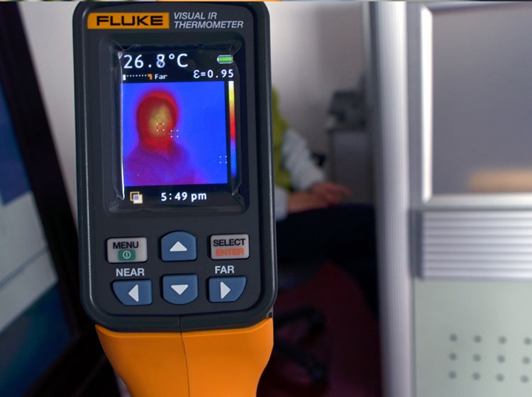 Original Fluke VT02 Visual Infrared Thermometer IR Thermal Imager