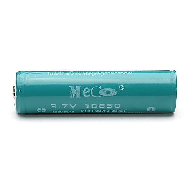 4PCS MECO 3.7v 4000mAh Protected Rechargeable 18650 Li-ion Battery