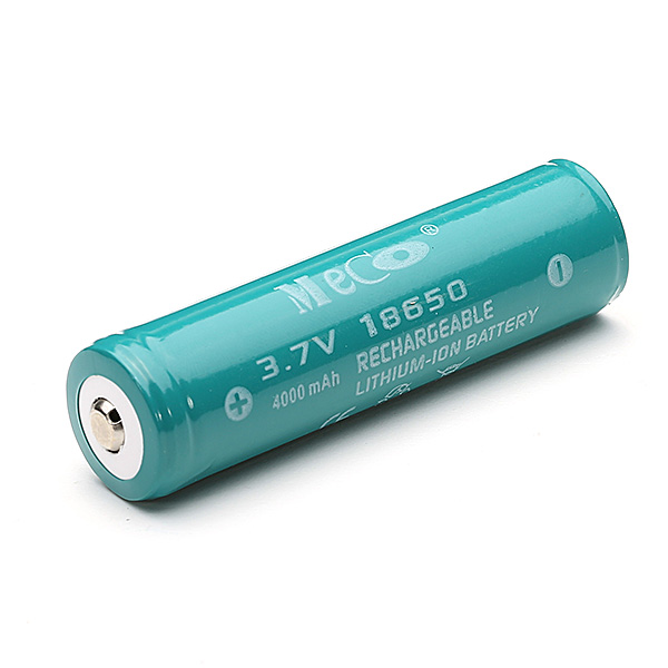 4PCS MECO 3.7v 4000mAh Protected Rechargeable 18650 Li-ion Battery