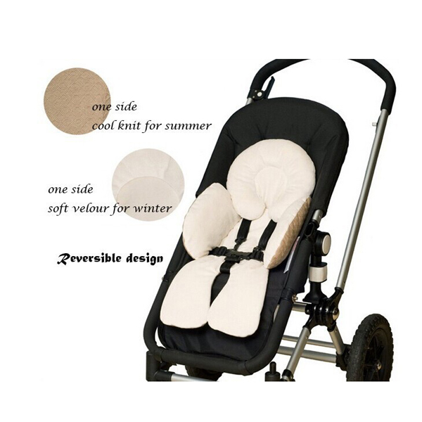 Baby Kid  Reversible Baby Body Support Compliance Car Seat Stroller Cushions Pad
