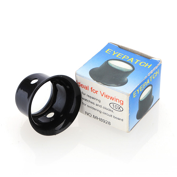 NEW Loupe Black Eye Loupe 10X Jewelry Tools Loop Magnifier Watch tool