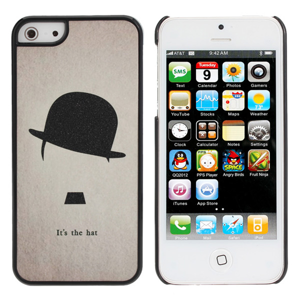 

Frosted Couple Hat Lovers Boy Hard Plastic Case Cover For iPhone 5