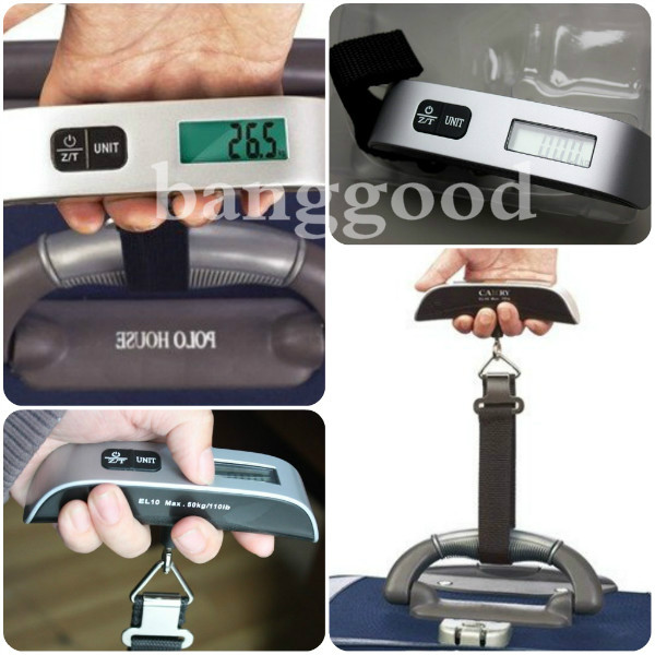 Geekcreit® Portable Digital Electronic Travel Luggage Hanging Scale
