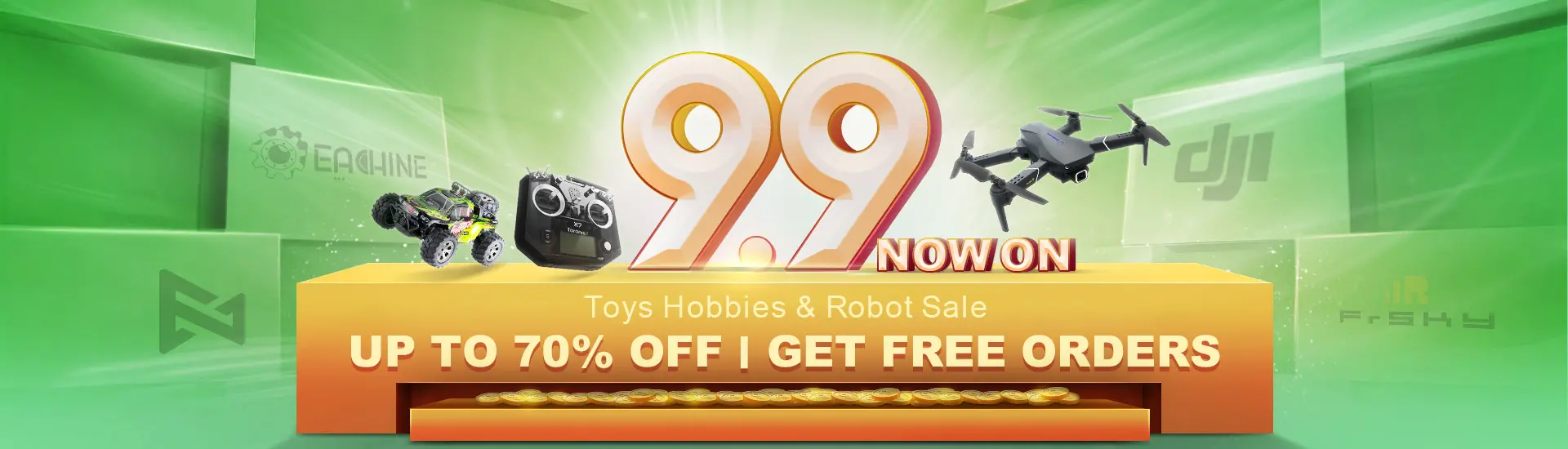 Banggood 13th Anniversary Sale - RC Toys Hobbies Robots Sale