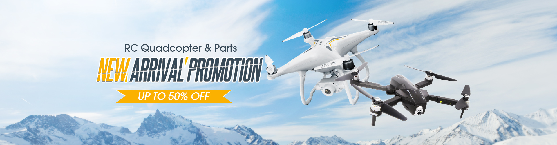 RC Quadcopter&Parts New Arrival Promotion Up to 50% OFF
