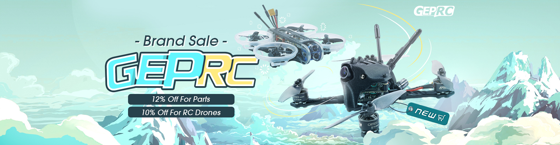 GEPRC Brand Sale RC Drone& Parts Promotion