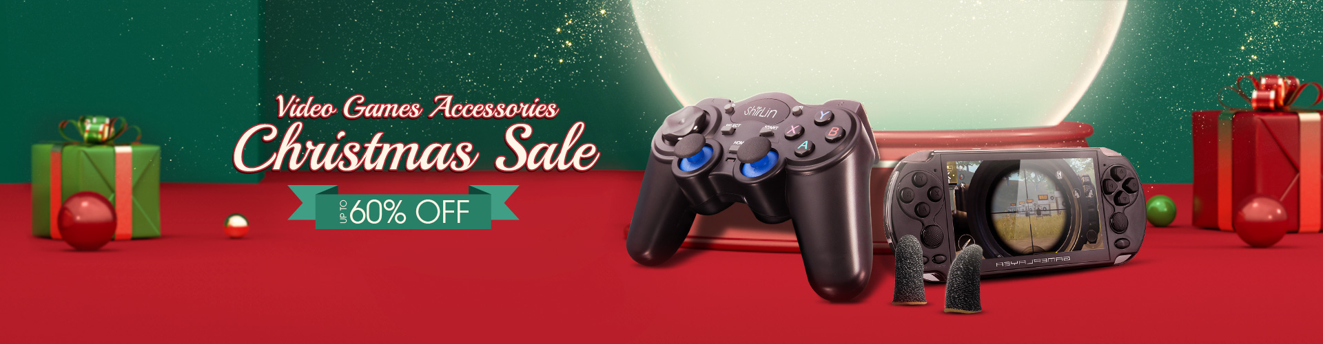 Up to 60% OFF Video Games Accessories Christmas Sale